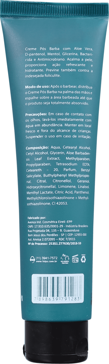 Felps Profissional Men Black Jack - Creme Pós-Barba 120g