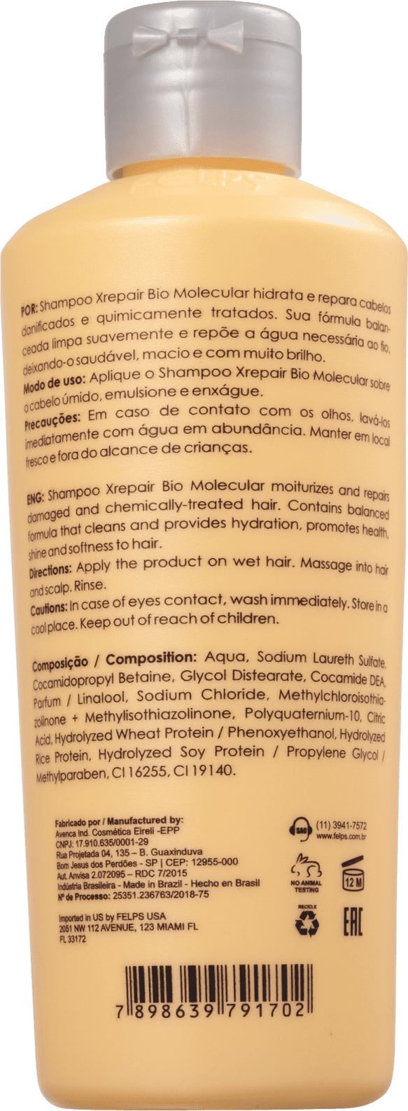Felps Profissional XRepair Bio Molecular - Shampoo 250ml