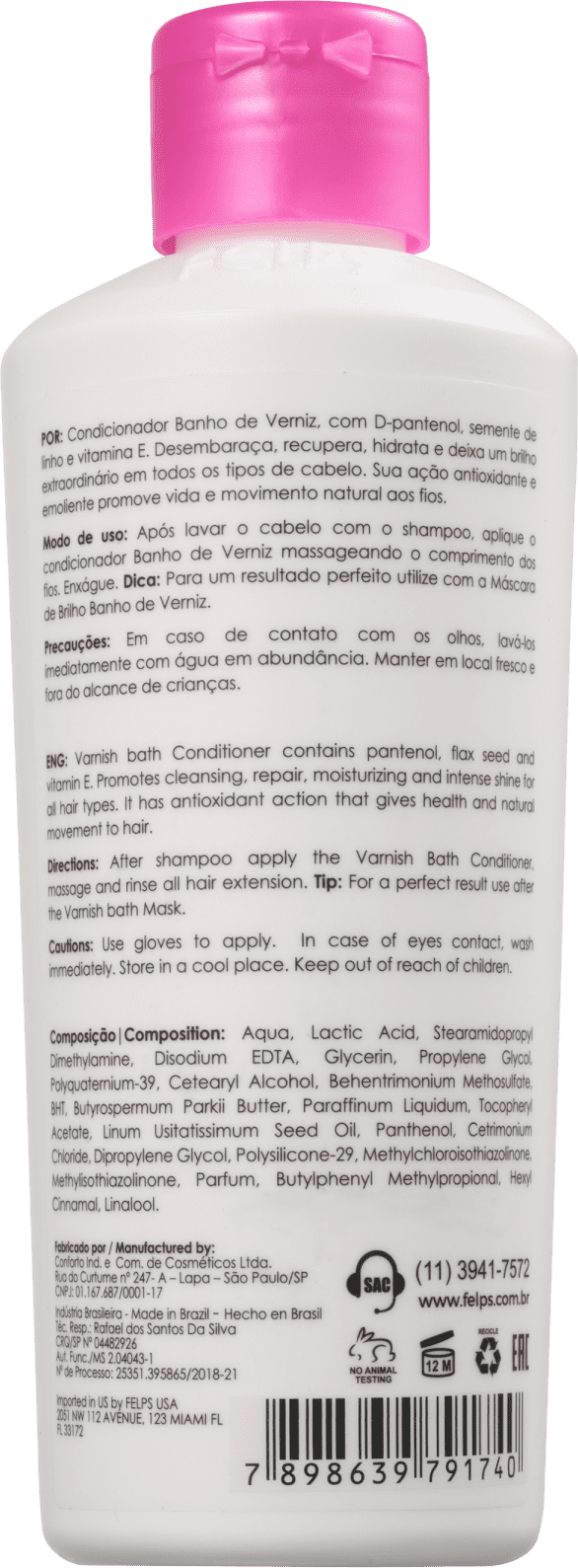 Felps Profissional Banho de Verniz - Condicionador 250ml
