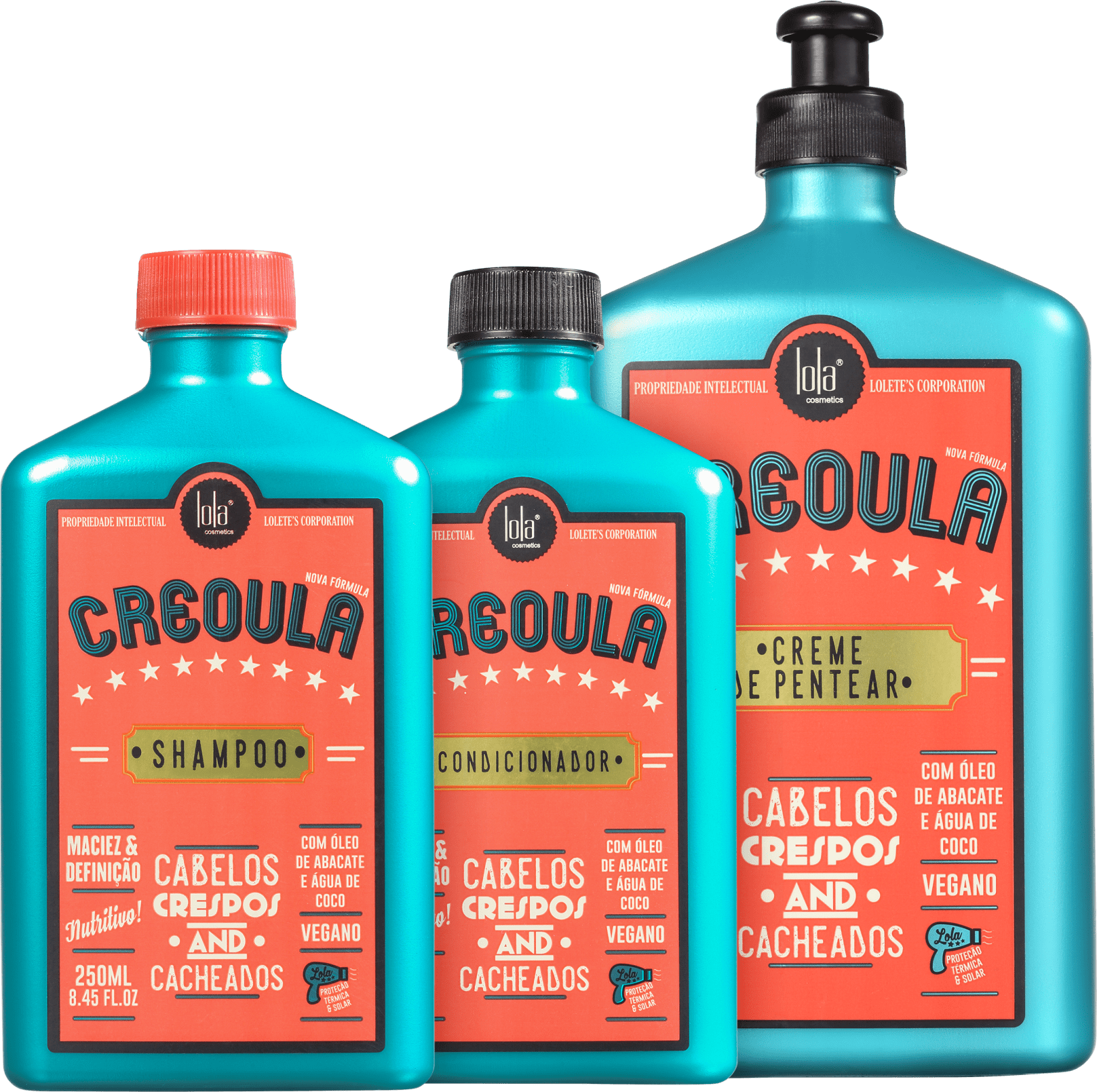 Kit Lola Cosmetics Creoula Desembaraçante (3 Produtos)