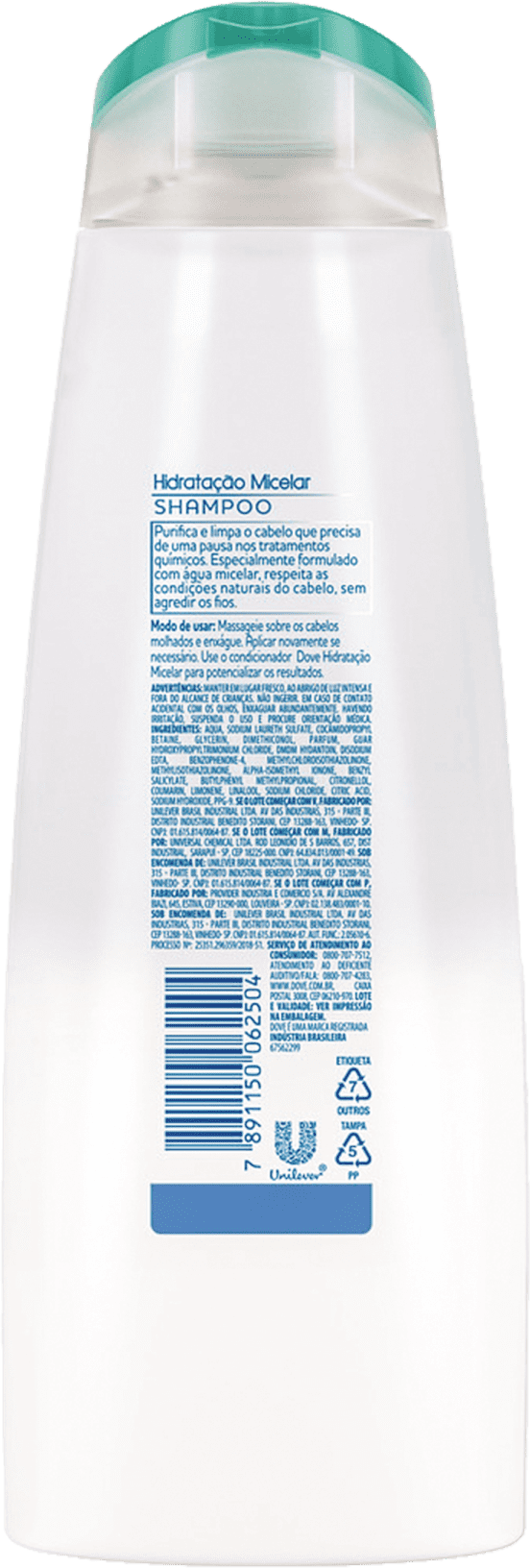 Dove Hidratação Micelar - Shampoo 400ml