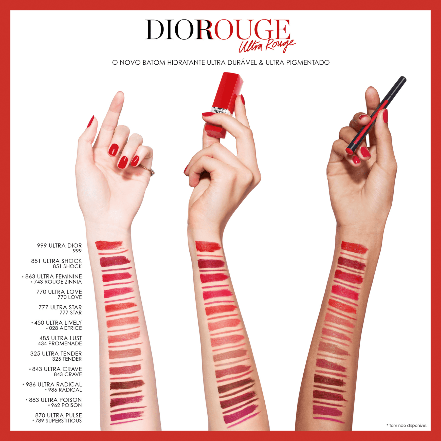 Dior Rouge Ink 325 Tender - Delineador Labial 1,1ml