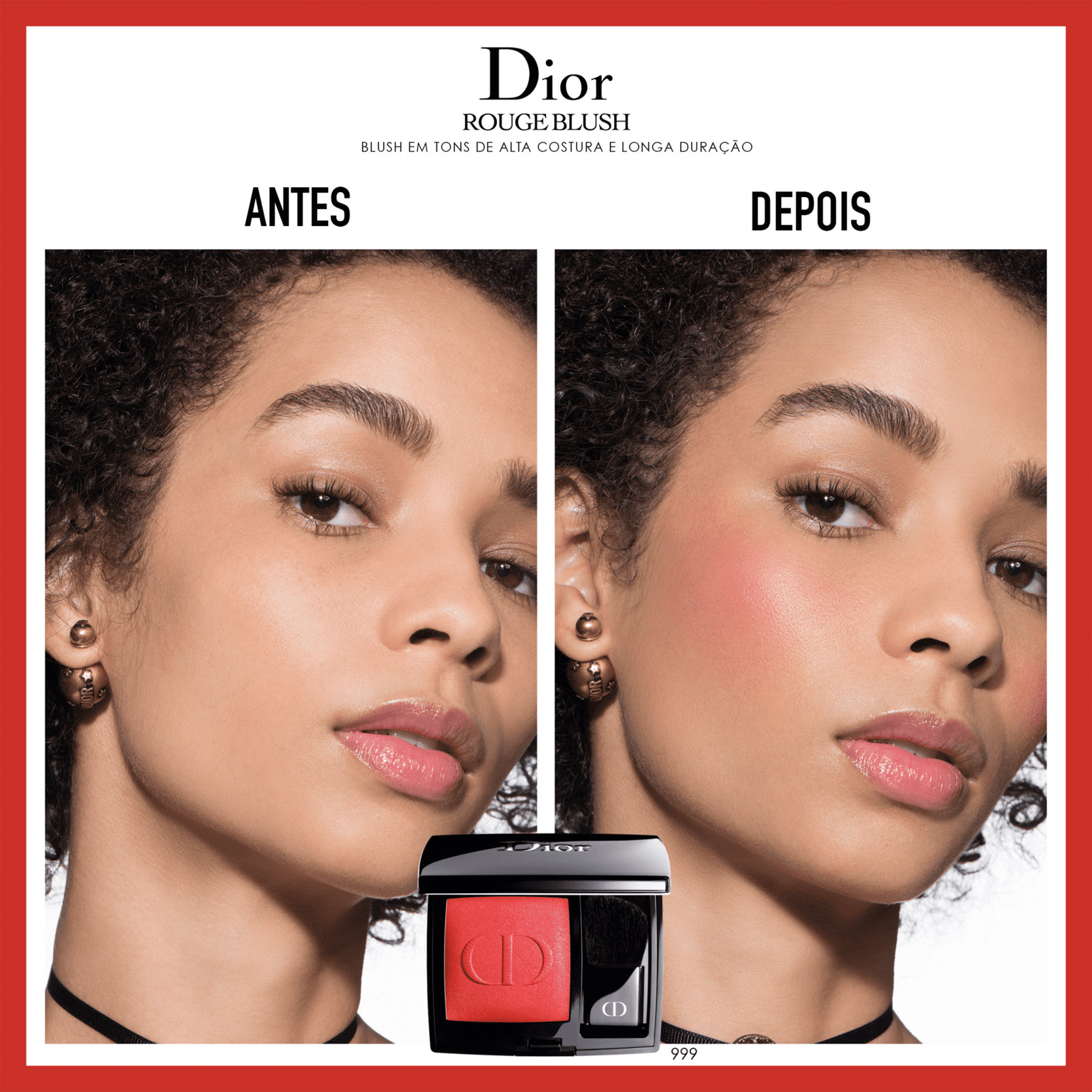 Blush Dior Diorskin Rouge Beleza na 