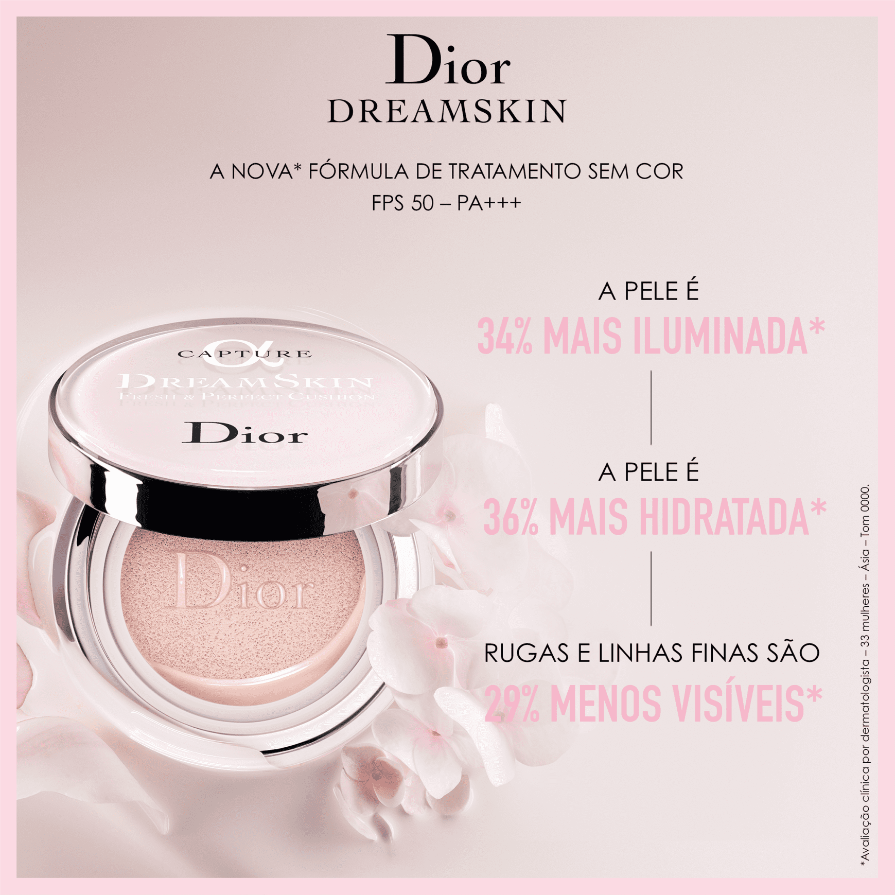 Dior Dreamskin Moist And Perfect Cushion 010 - Tratamento Anti-Idade 15g