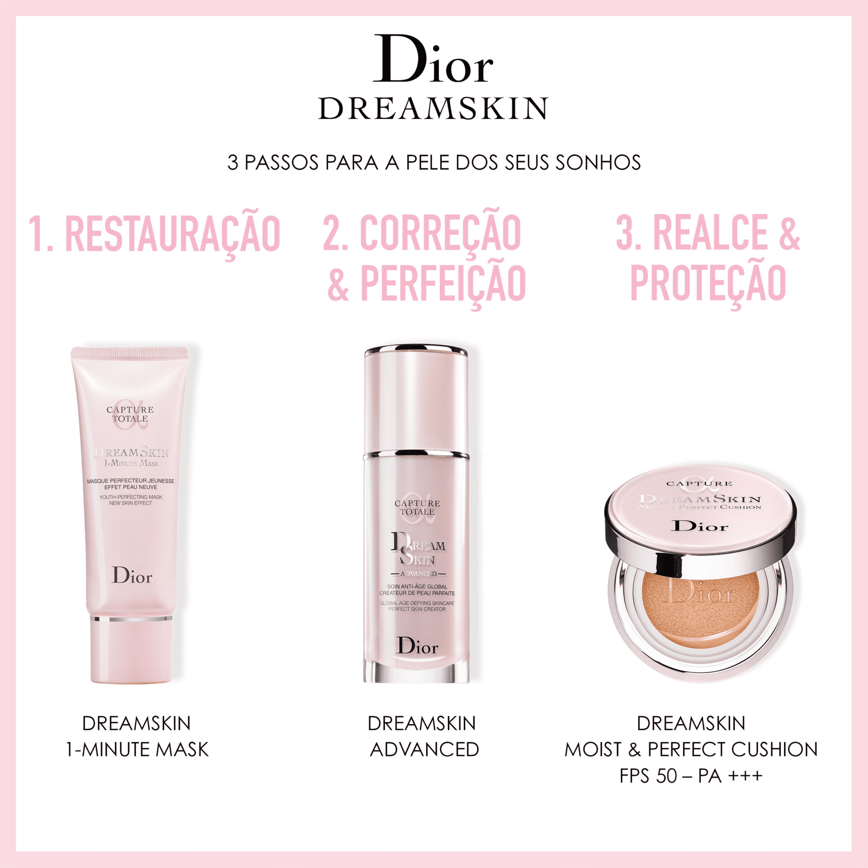 Dior Dreamskin Moist And Perfect Cushion 010 - Tratamento Anti-Idade 15g