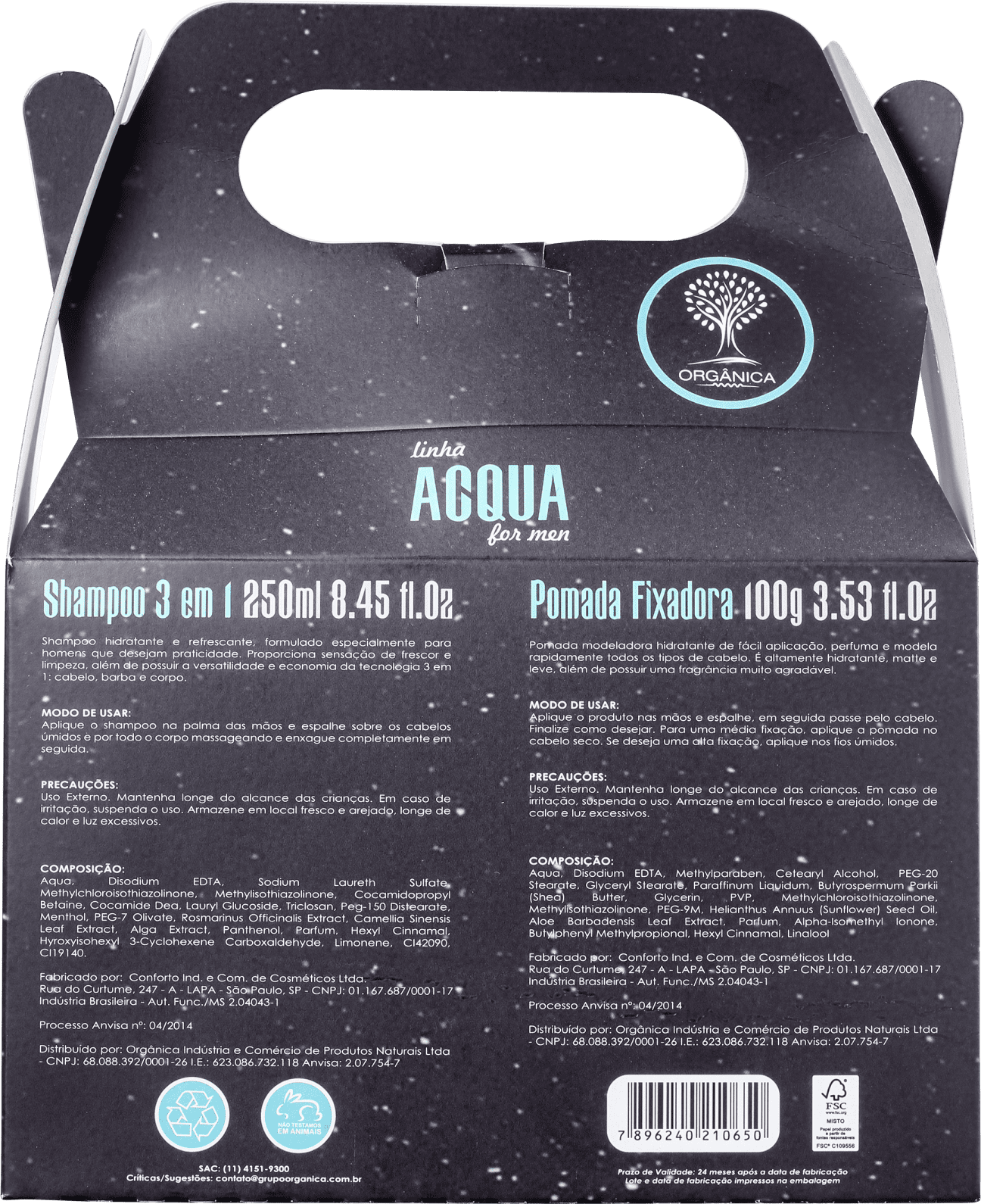 Kit Orgânica Beauty for Men (2 Produtos)