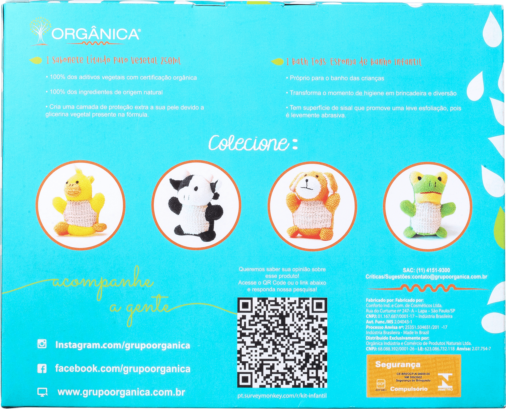 Kit Orgânica Banho Divertido (2 Produtos)