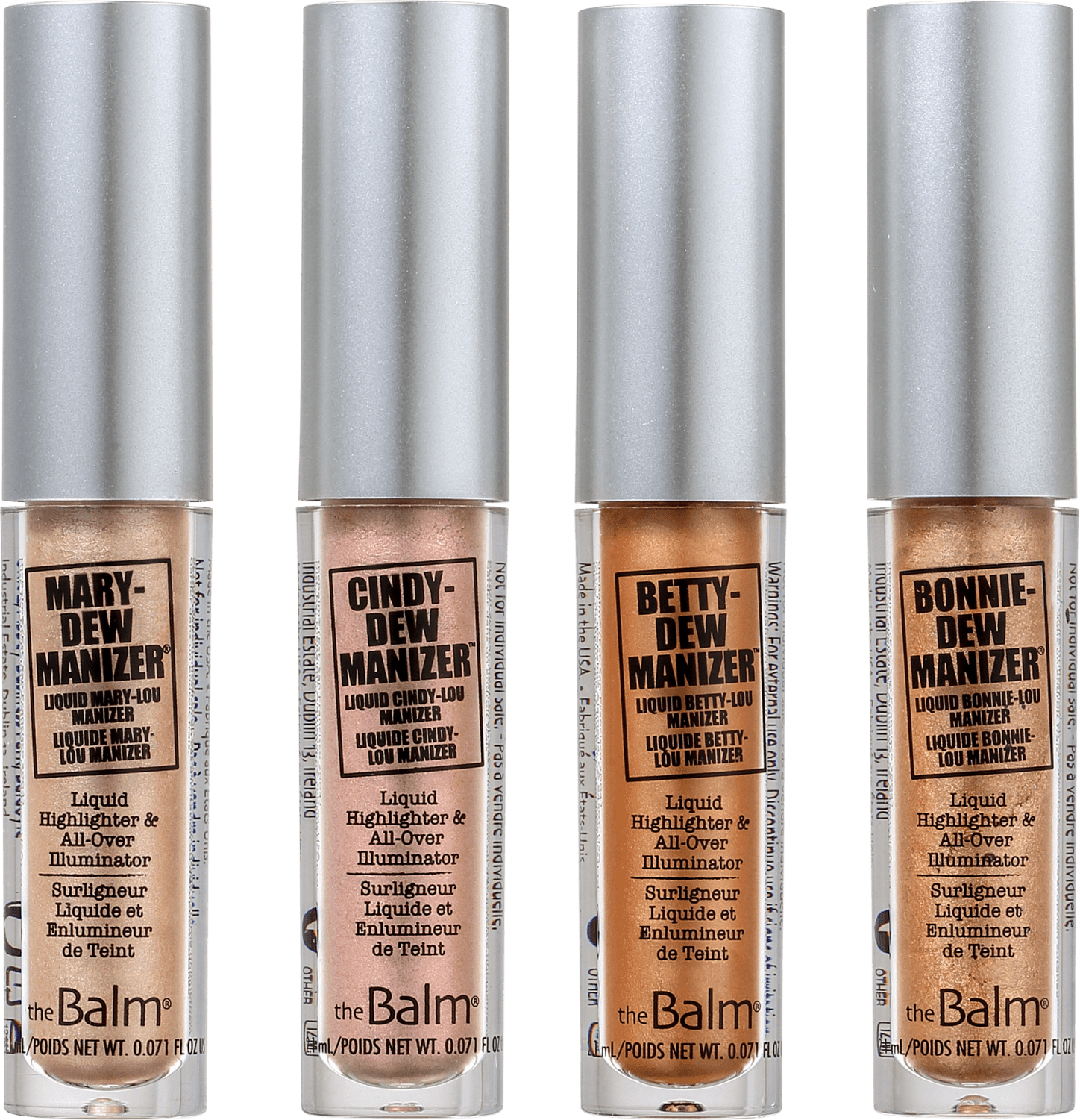 Kit The Balm The Dew Manizer’sQuad (4 Produtos)
