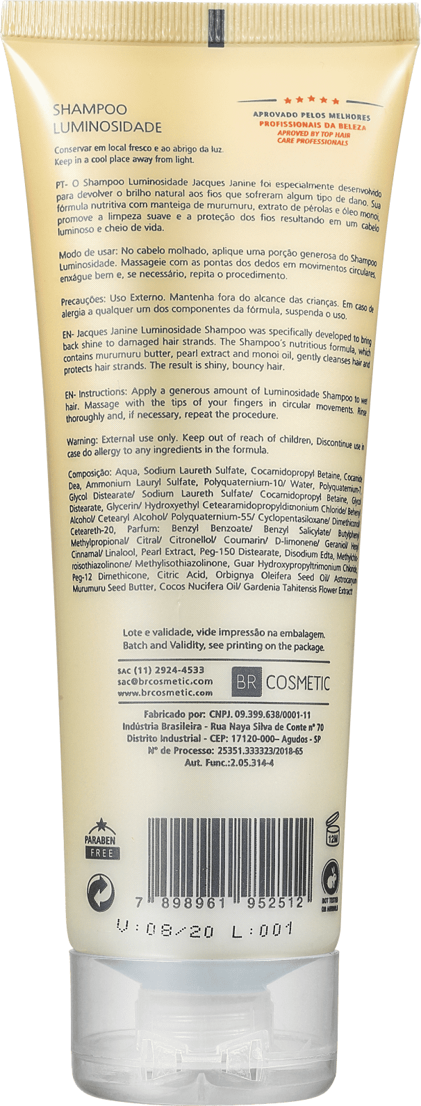 Jacques Janine Professionnel Luminosidade - Shampoo 240ml