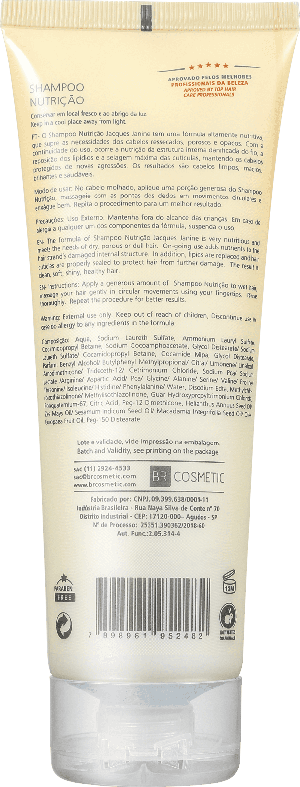 Jacques Janine Professionnel Nutrição - Shampoo 240ml
