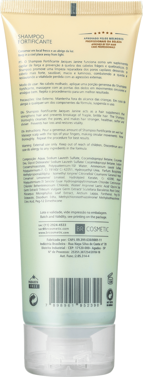 Jacques Janine Professionnel Fortificante - Shampoo 240ml