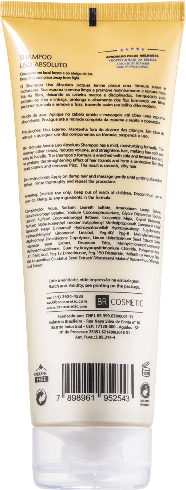 Jacques Janine Liso Absoluto - Shampoo 240ml