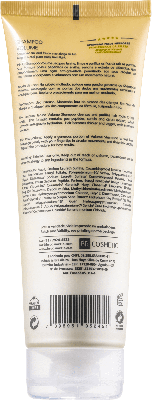 Jacques Janine Professionnel Volume - Shampoo 240ml