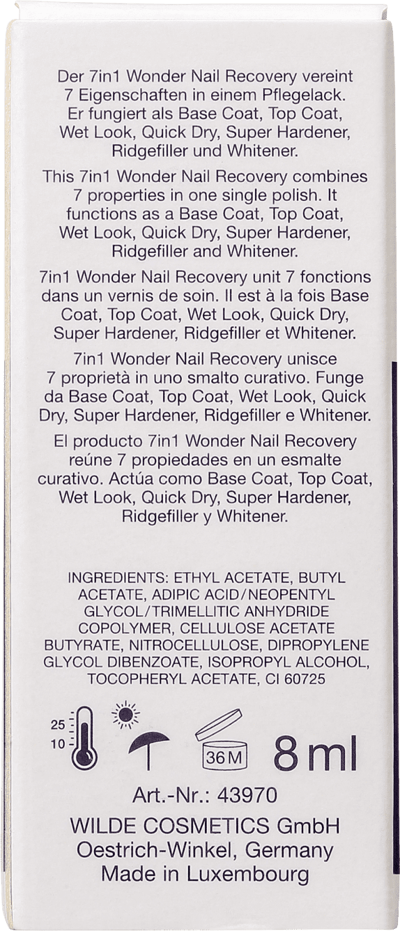 LCN 7in1 Wonder Nail Recovery - Base Finalizadora 8ml