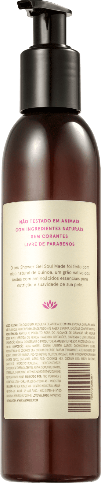 Santapele Açaí e Flor de Vitória-Régia - Gel de Banho 200ml