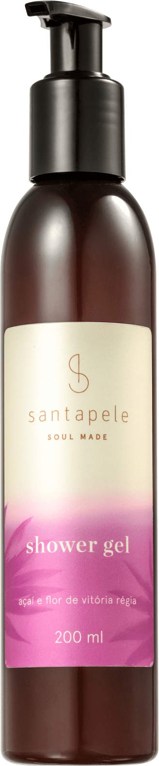 Santapele Açaí e Flor de Vitória-Régia - Gel de Banho 200ml