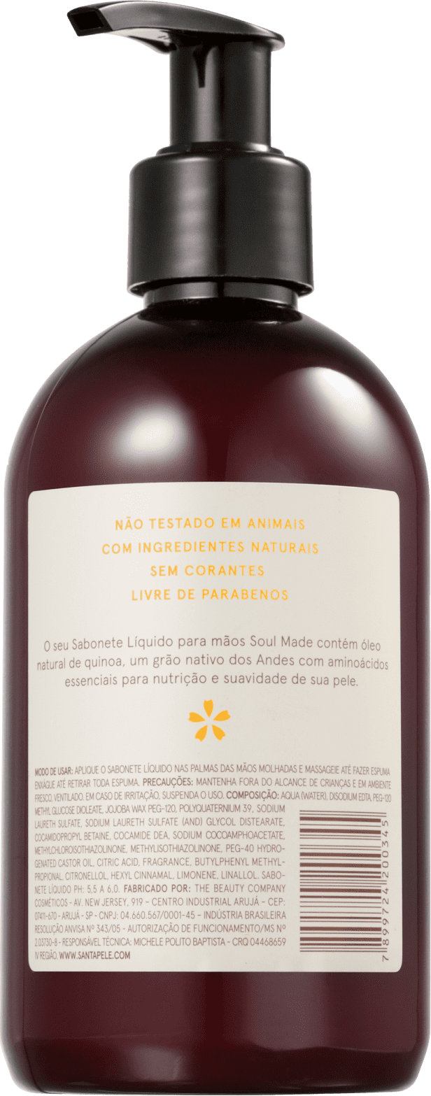 Santapele Ananás e Flor de Ipê - Sabonete Líquido 250ml