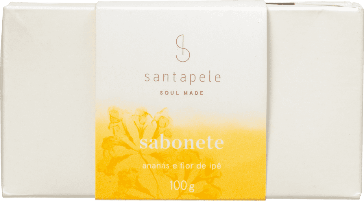 Santapele Ananás e Flor de Ipê - Sabonete em Barra 100g