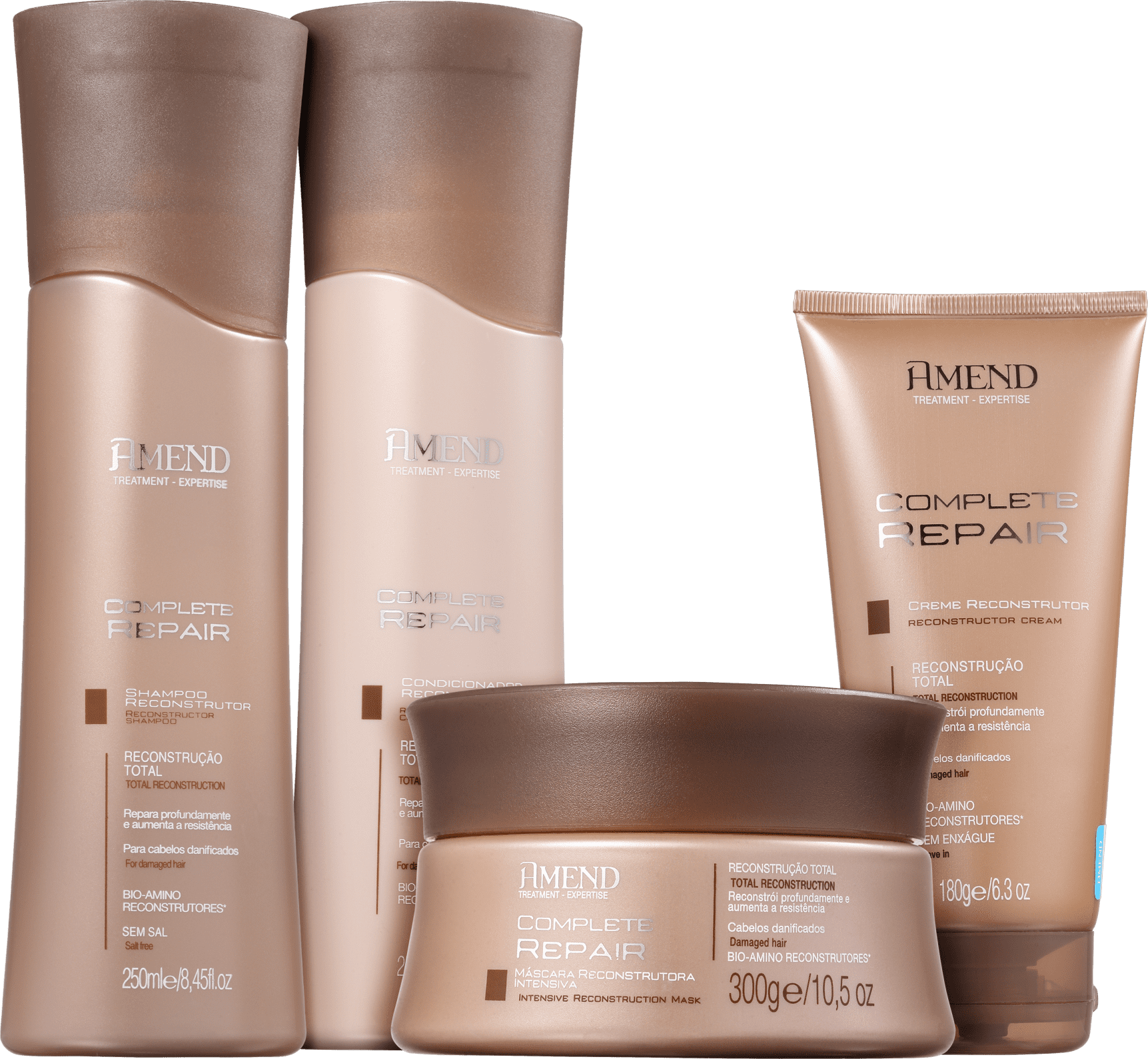 Kit Amend Complete Repair Full (4 Produtos)