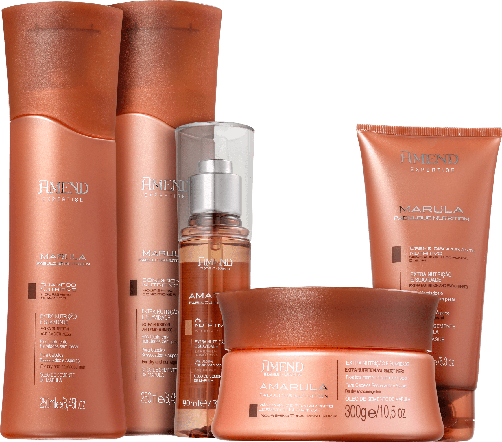 Kit Amend Marula Fabulous Nutrition Full (5 Produtos)