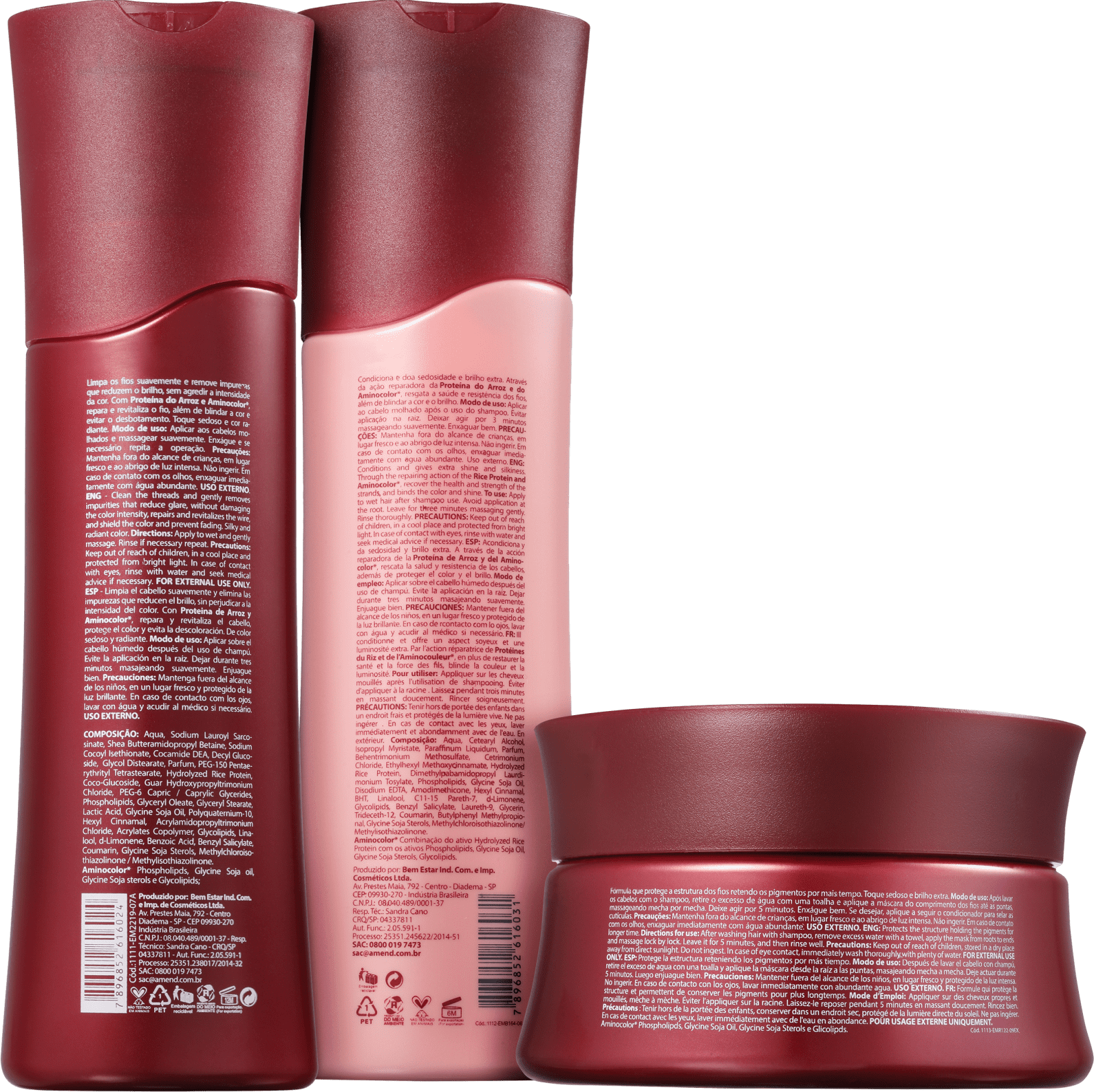Kit Amend Color Reflect Trio (3 Produtos)