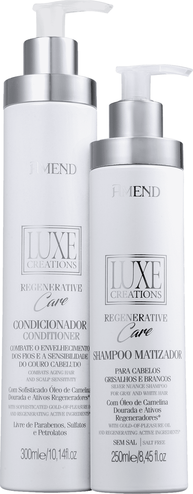 Kit Amend Luxe Creations Regenerative Care Matizador Duo (2 Produtos)
