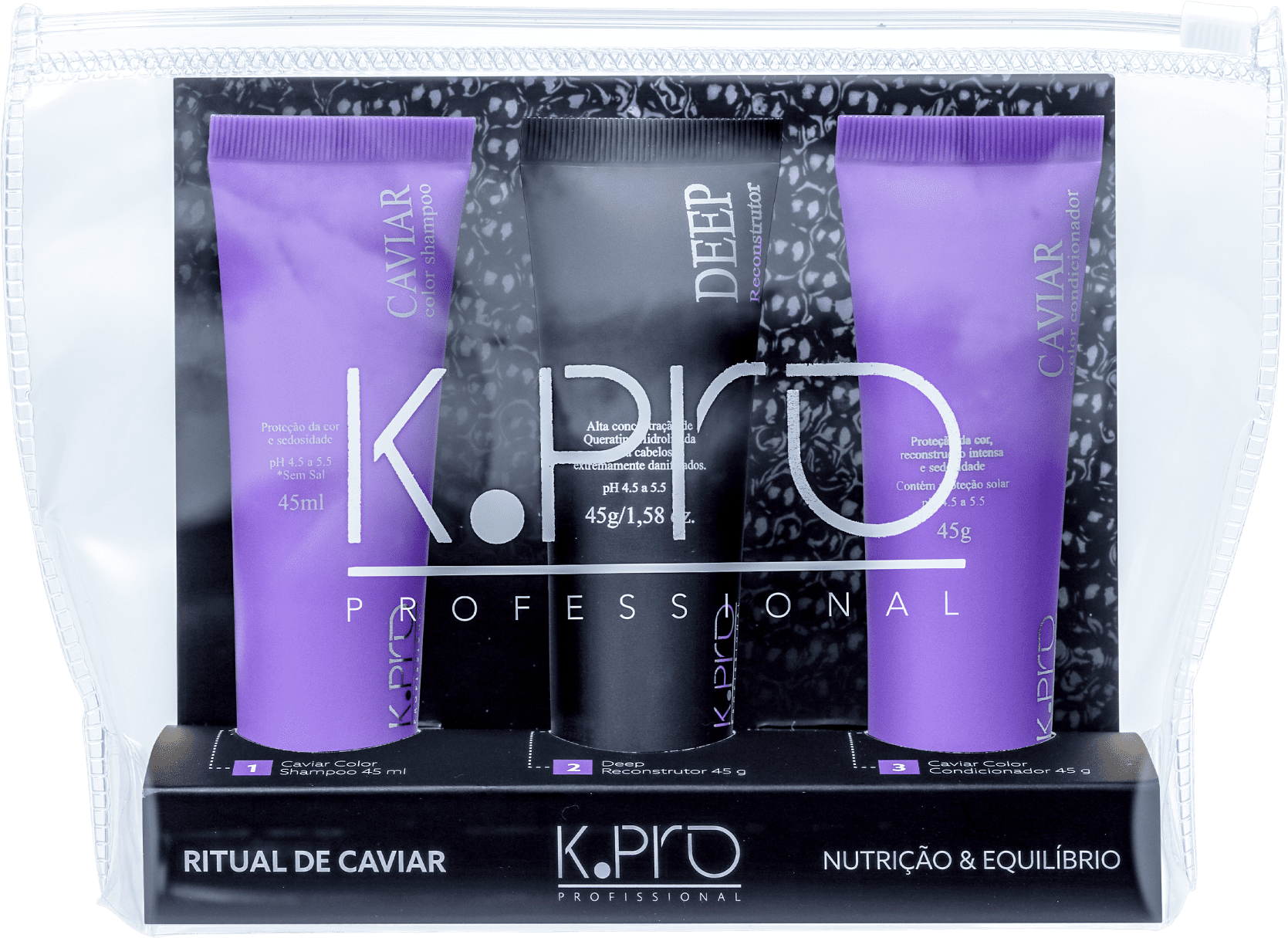 Kit K.Pro Ritual de Caviar (3 Produtos)