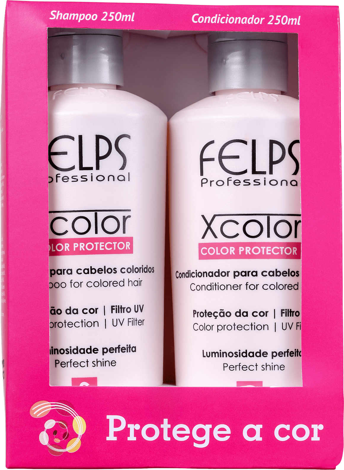 Kit Felps Profissional XColor Proteção da Cor Duo (2 Produtos)