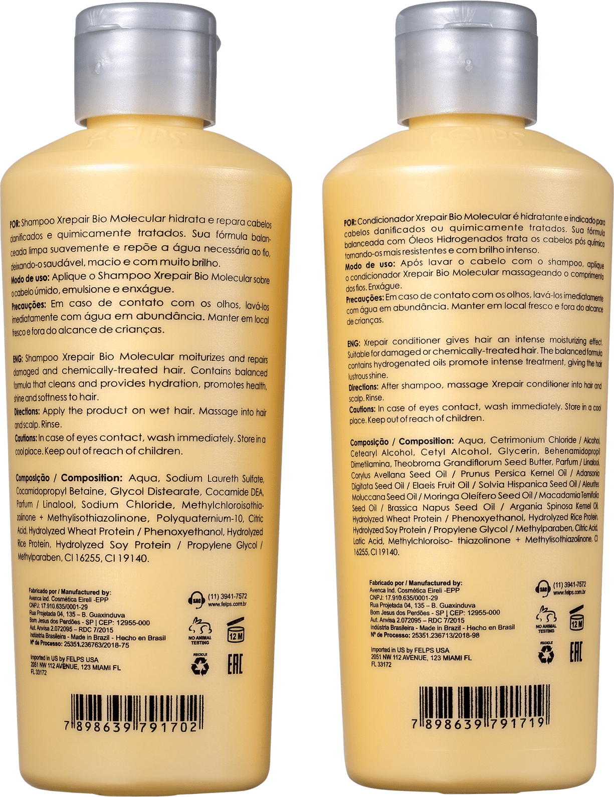 Kit Felps Profissional XRepair Duo (2 Produtos)