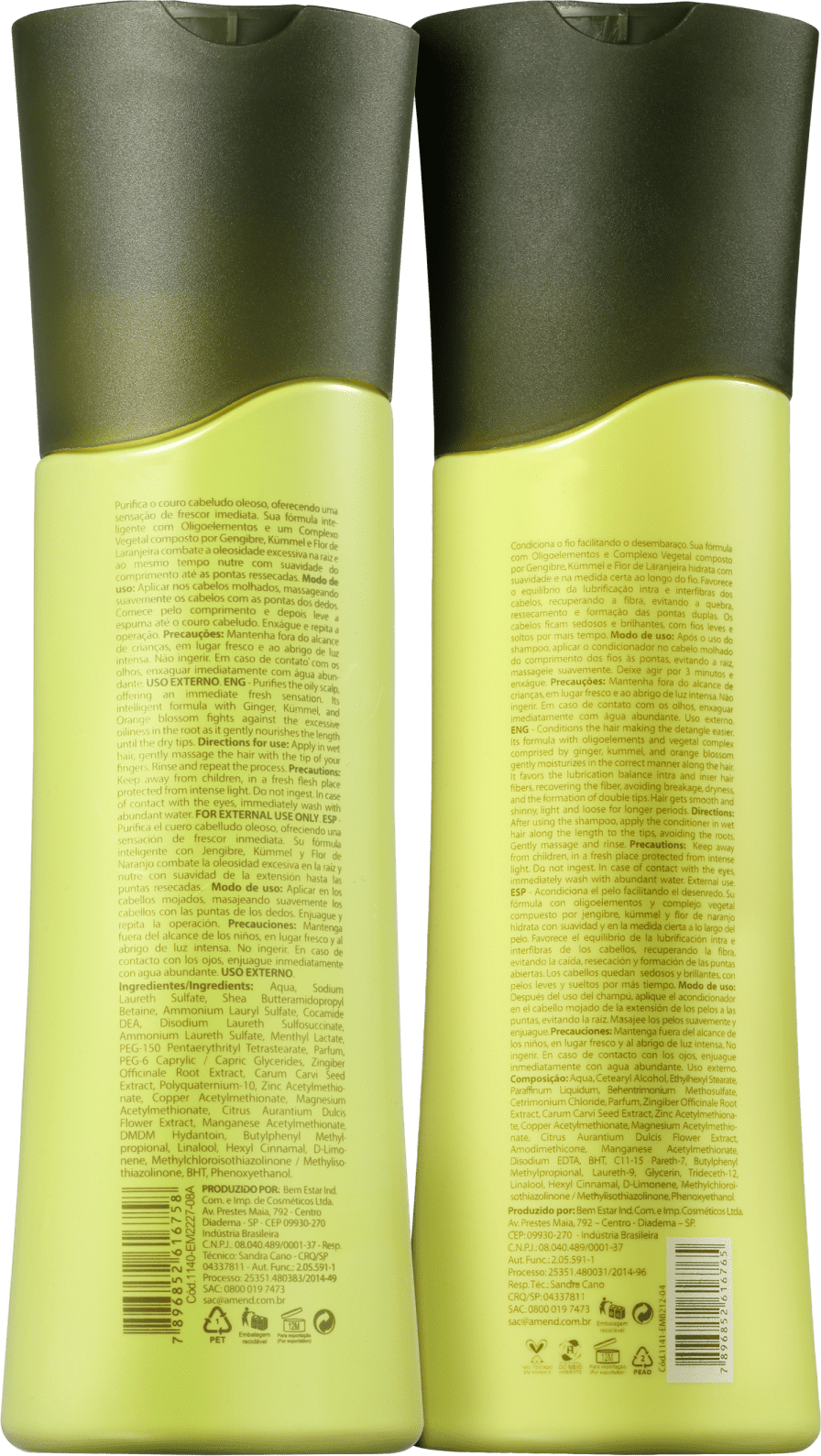 Kit Amend Equilibrium Raiz & Pontas Duo (2 Produtos)
