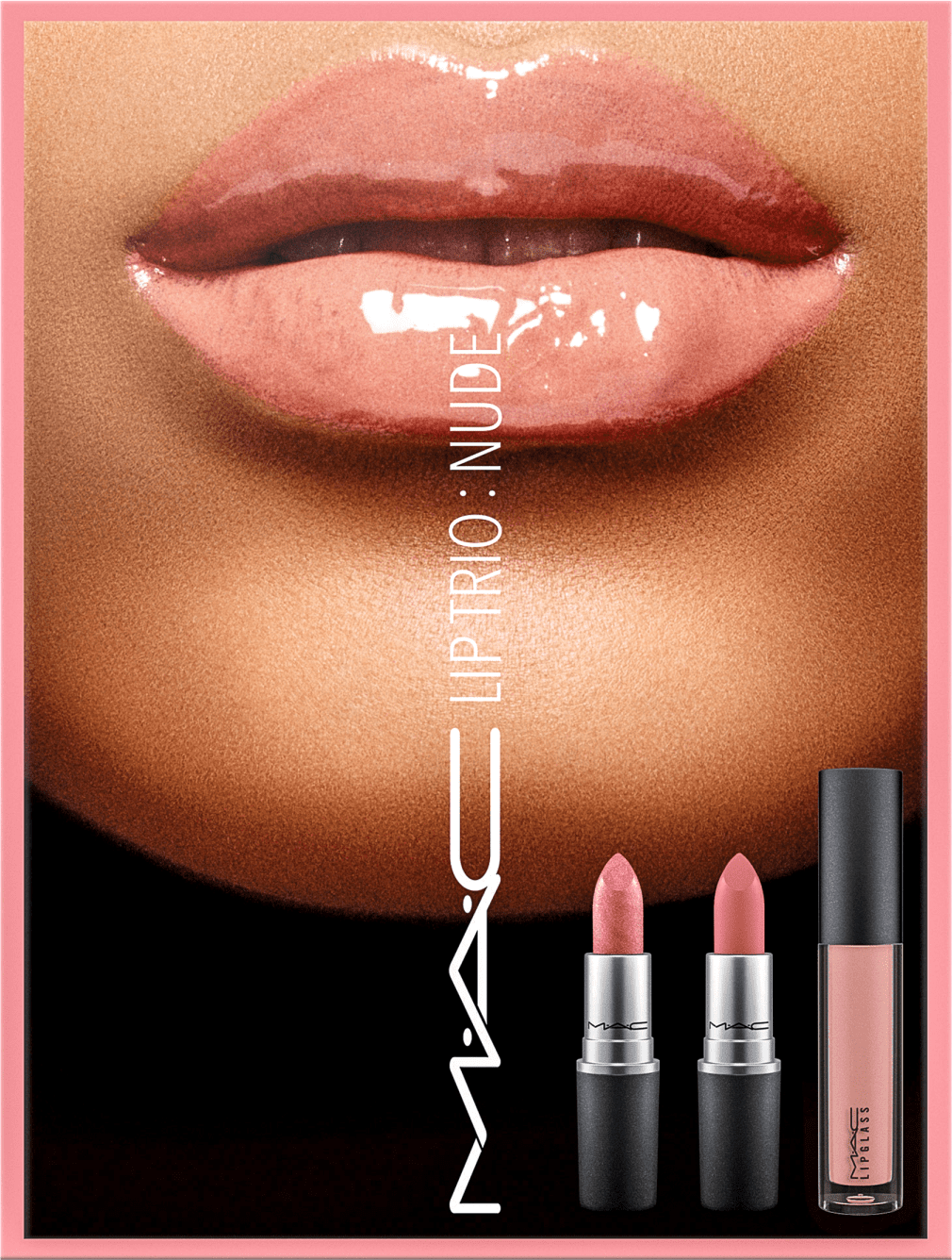 Kit M·A·C Lip Trio Nude (3 Produtos)