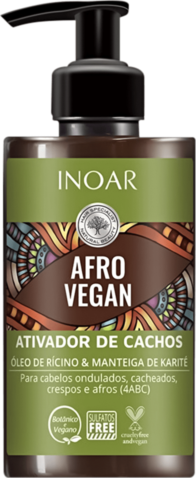 Inoar Afro Vegan - Ativador de Cachos 300ml