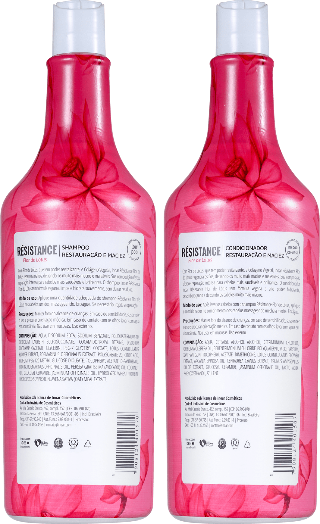 Kit Inoar Résistance Flor de Lótus Salon Duo (2 Produtos)