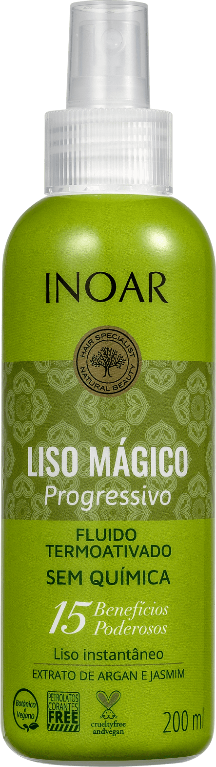 Inoar Liso Mágico Progressivo - Fluído Protetor Termoativo 200ml