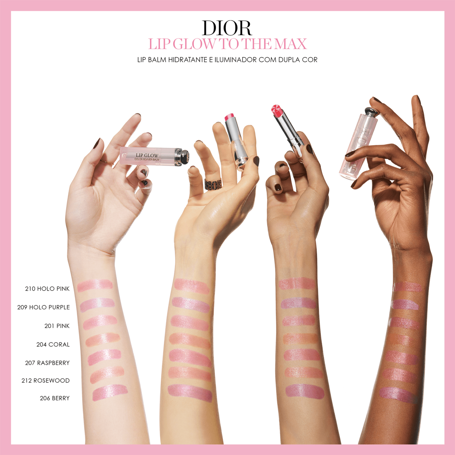 Dior Lip Glow To the Max 207 Raspberry - Bálsamo labial 4g