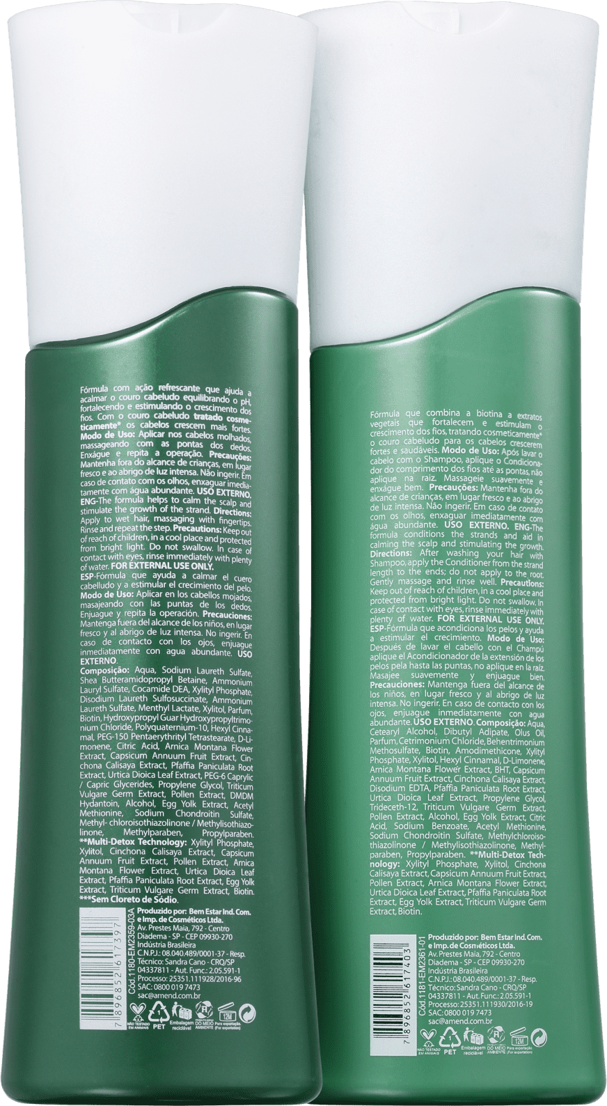 Kit Amend Força e Detox Duo (2 Produtos)
