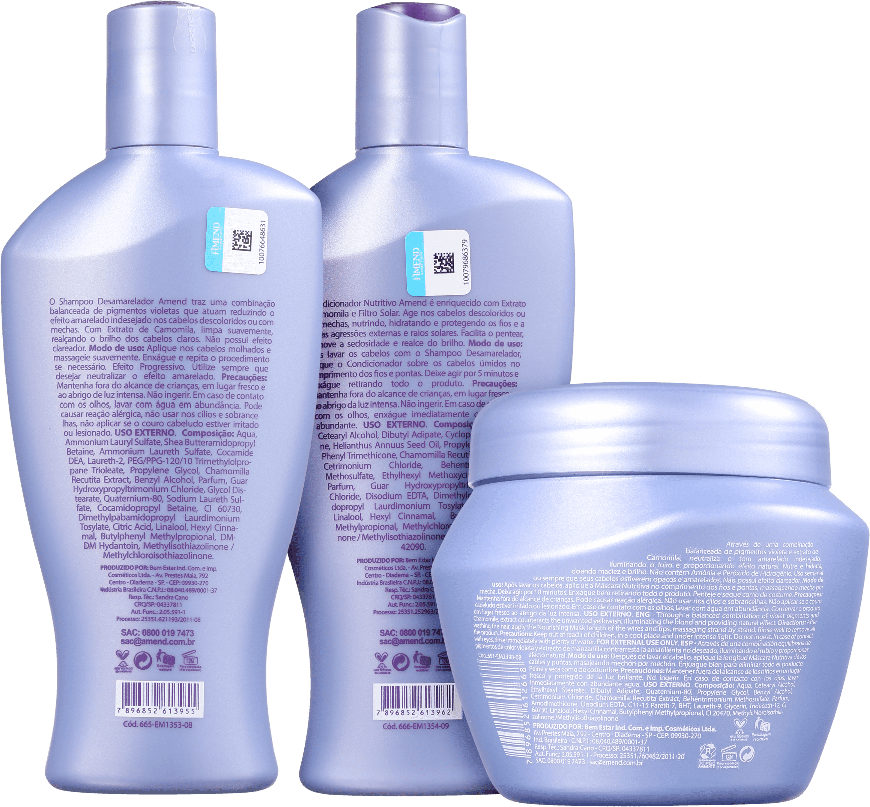 Kit Amend Loiros Trio (3 Produtos)
