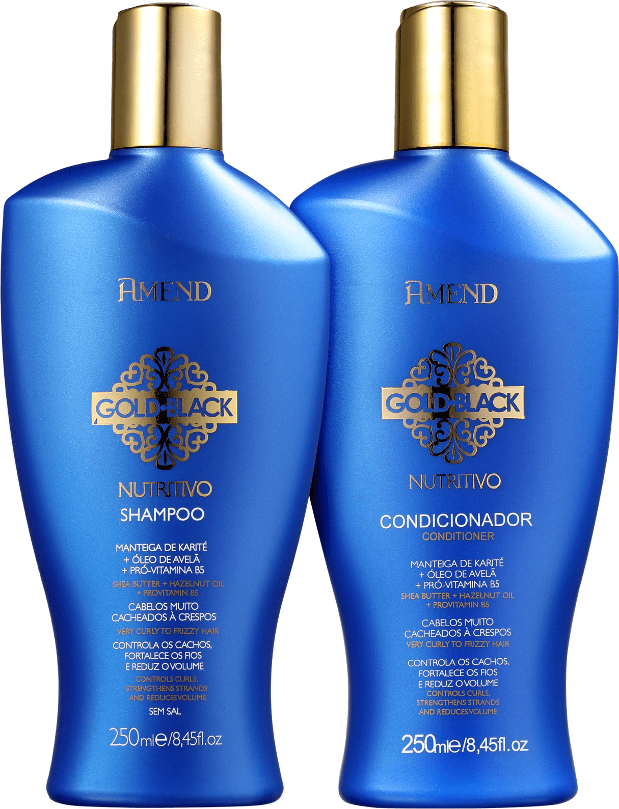 Kit Amend Gold Black Nutritivo Duo (2 Produtos)