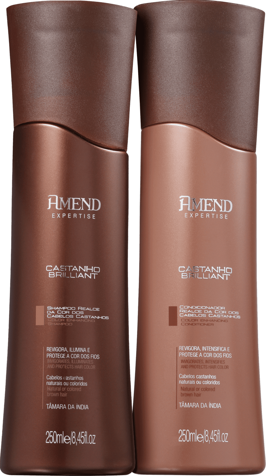 Kit Amend Castanho Brilliant Realce da Cor Duo (2 Produtos)