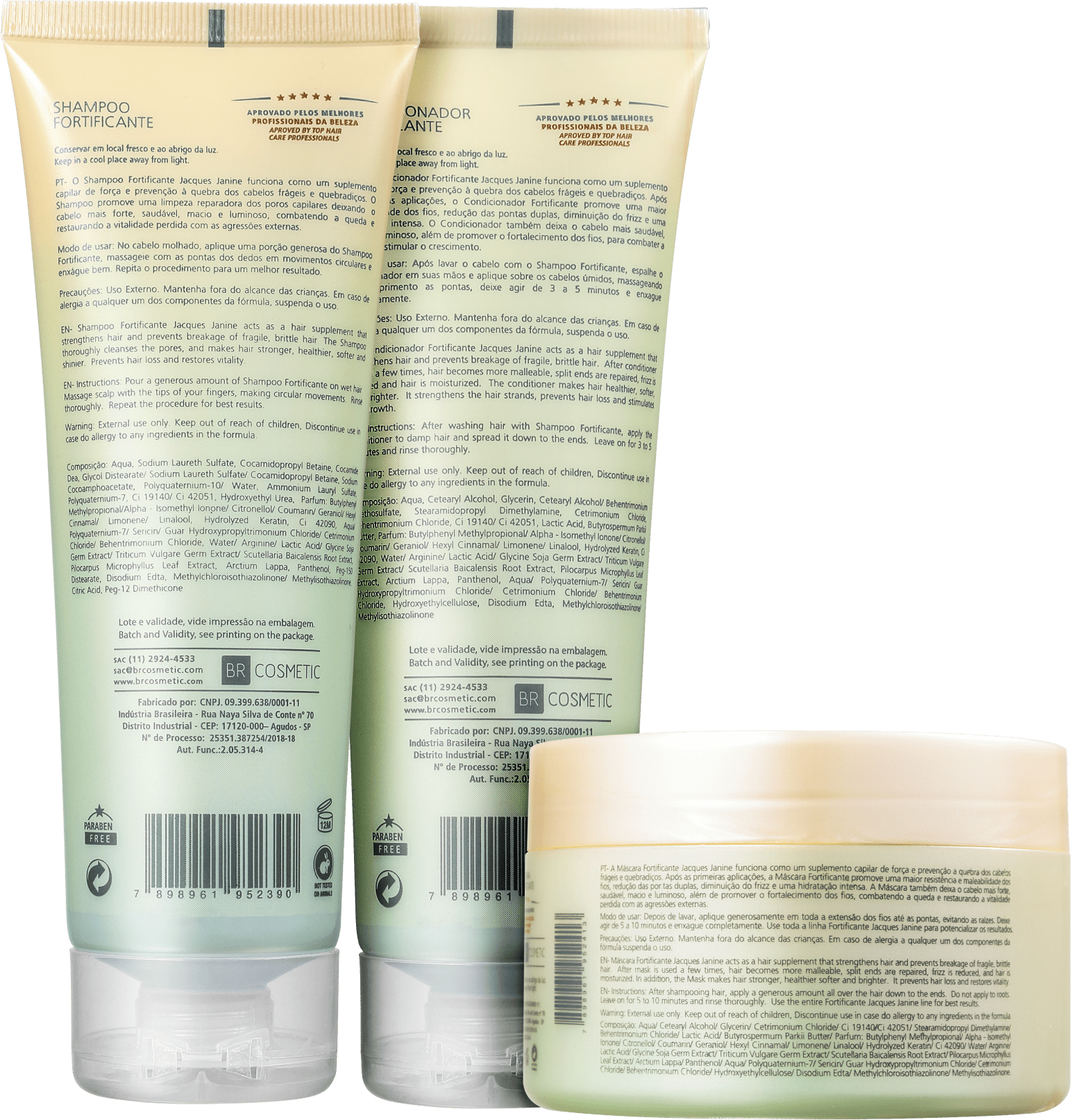 Kit Jacques Janine Professionnel Fortificante Trio (3 Produtos)