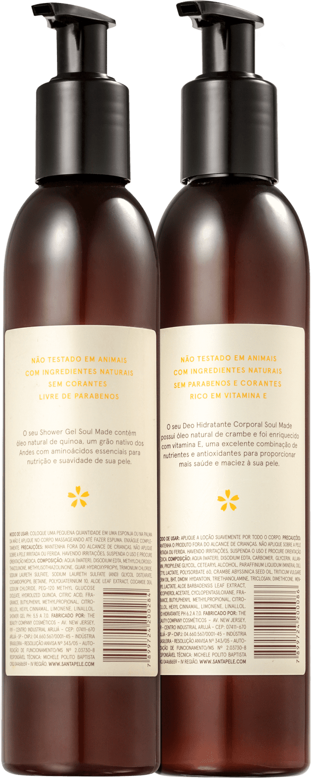 Kit Santapele Ananás e Flor de Ipê Corpo (2 Produtos)