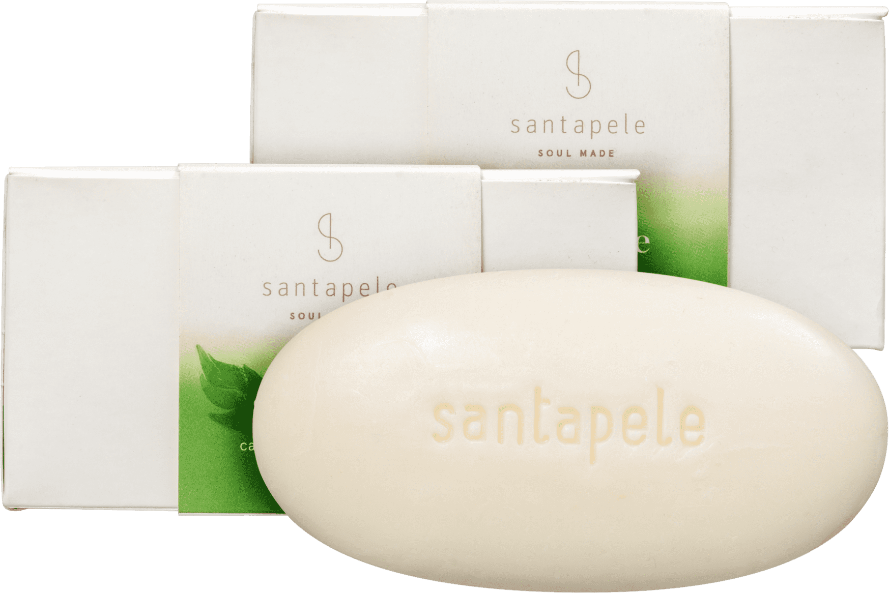 Kit Santapele Cacau e Flor de Helicônia - Sabonetes em Barra 3x100g