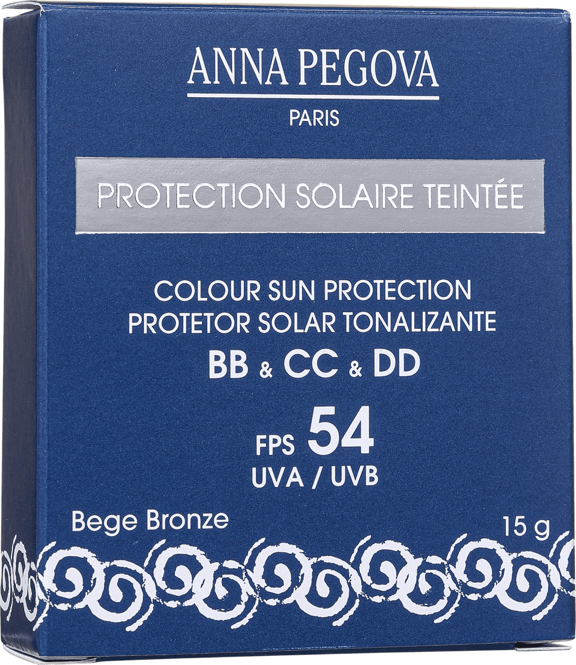Anna Pegova 3 em 1 BB, CC e DD FPS 54 Bege Bronze - Pó Compacto 15g