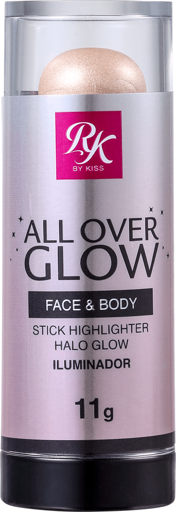 Kiss New York Ruby Kisses All Over Glow Halo Glow - Iluminador Cintilante 11g