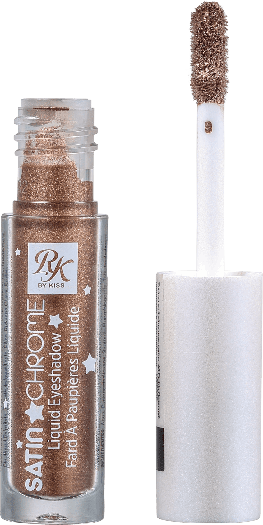Kiss New York Ruby Kisses Satin Chrome Hazelnut Brown - Sombra Metálica 2,3ml