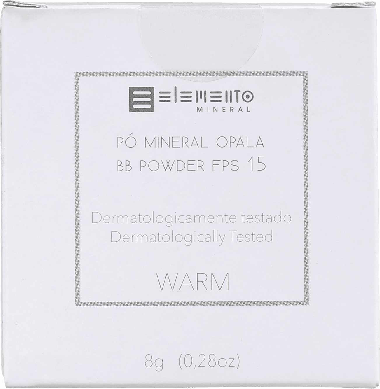 Elemento Mineral BB Powder Mineral FPS15 Warm - Pó Solto Matte 8g