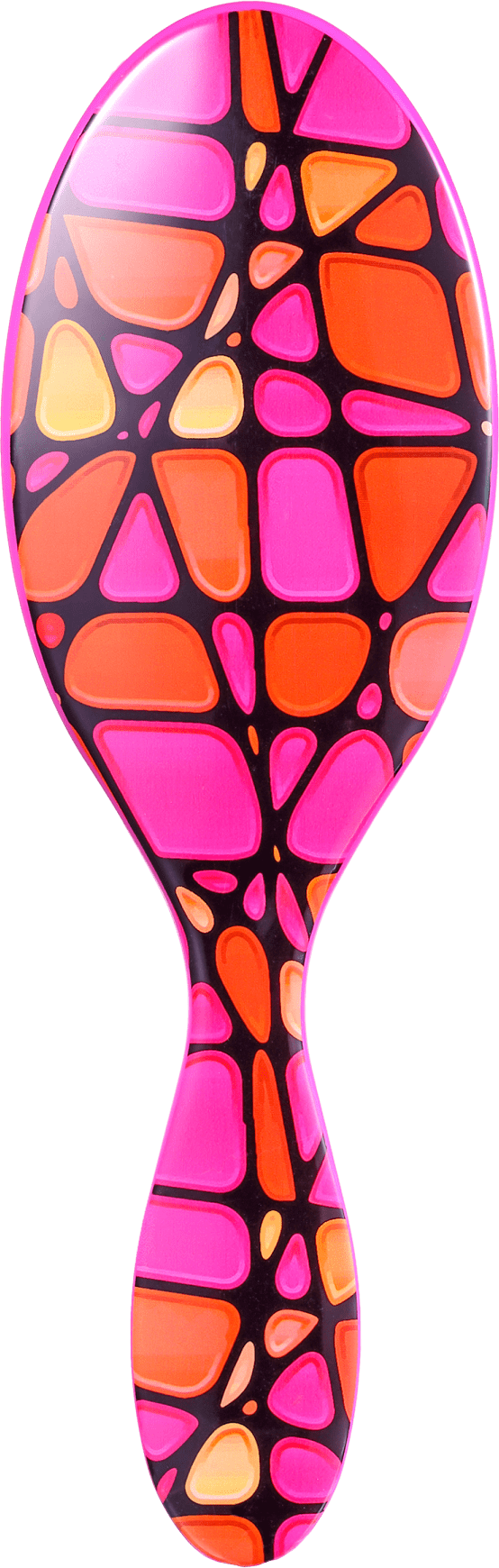 Wet Brush Pro Original Detanger Vitral Rosa - Escova de Cabelo