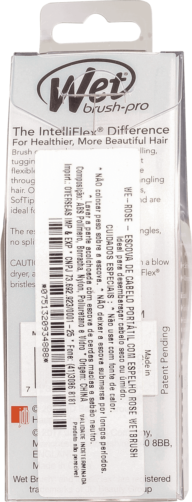 Wet Brush Pro Mini Pop Fold Rosé - Escova de Cabelo
