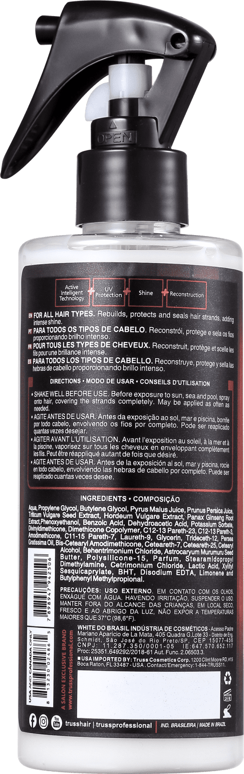 Truss Miracle Summer Uso Obrigatório - Tratamento Reconstrutor 260ml
