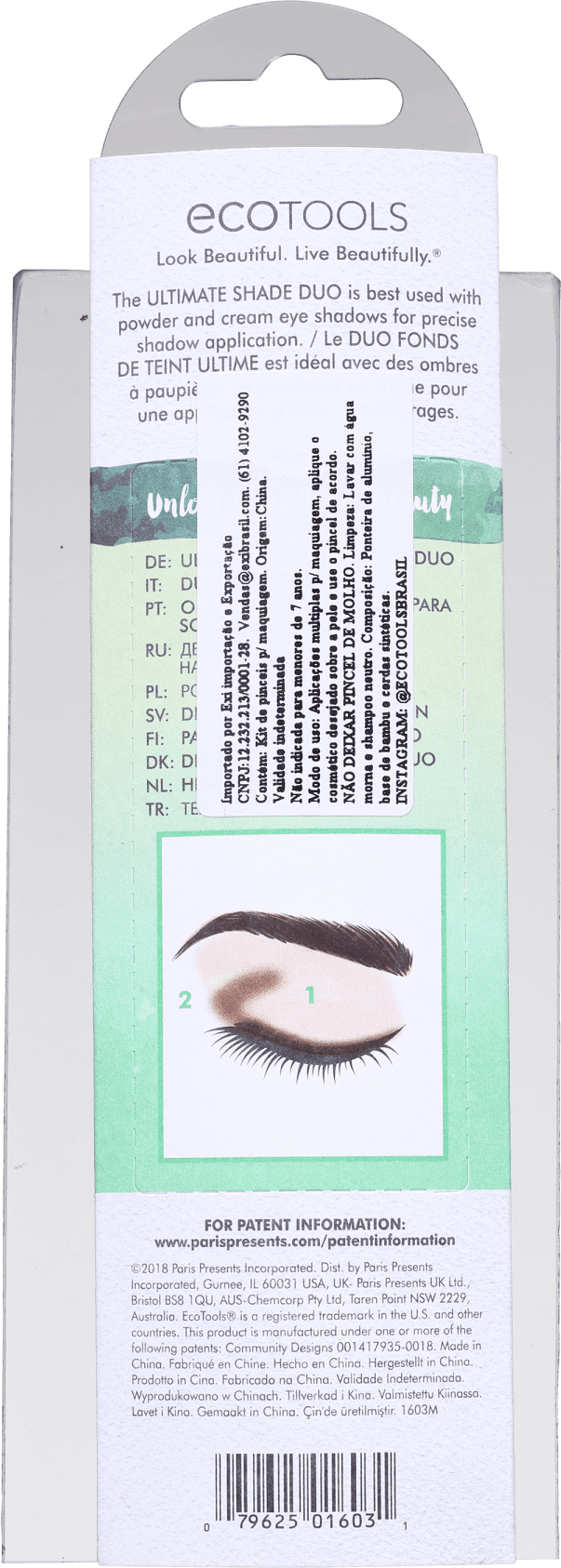 Kit de Pincéis Ecotools Ultimate Shade Duo (2 Produtos)